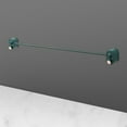 thumbnail image 3 of Toallero largo elegante de color negro y verde para baño con diseño perforado y montaje en pared, 3 of 8