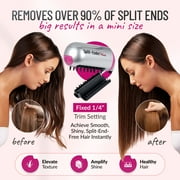Split Ender Mini - Cordless Split End Hair Trimmer, Automatic 3 AAA Battery Home Care Clipper - Pink