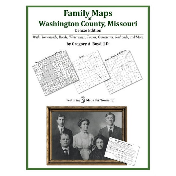 Family Maps of Washington County, Missouri (Paperback)