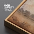 thumbnail image 5 of Large Framed Canvas Print The Abstract Modern Wall Art Decorative Ready to Hang Painting for Living room Bedroom - 60"x30" Natural Frame, 5 of 7