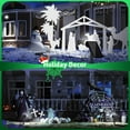 thumbnail image 6 of ROSHWEY 4PCS Outdoor Solar Pathway Lights, 600LM Solar Spotlights, Solar Christmas Lights for Garden, Driveway, Yard, Porch, Backyard, Walkway, Cool Light, 6 of 6