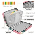 thumbnail image 4 of Haosy Accordion File Organizer Zipper Binder 500 Sheet 6-Tab Expanding File Folder Multi-Pocket 1.2 Inch 3 Ring Leaves Football, 4 of 7