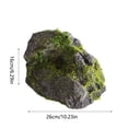 thumbnail image 3 of zhonghuaying Non-Hollow Artificial Rock, Moss Rock, Decorative Rocks, PU Foam Stone for Outdoor Landscaping Yard, Indoor Window Display(6.29x10.23 in), 3 of 8