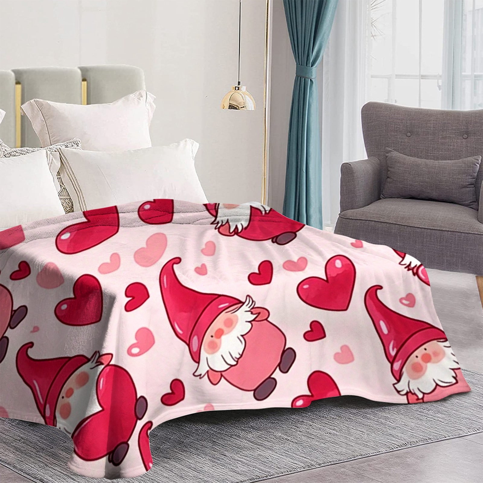 Ultra-Soft Flannel Blanket Cozy Fleece Throw Queen King Sizes Machine Washable Cream Queen