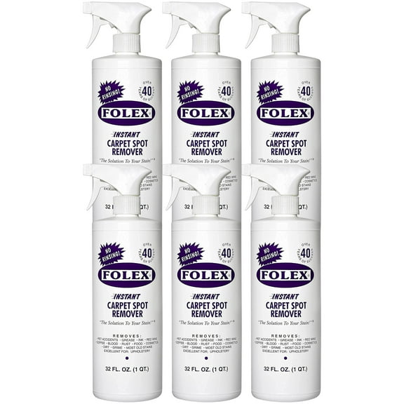 Folex Carpet Spot Remover - Carpet Cleaner Spray - 6 Pack, 32 oz