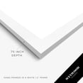 thumbnail image 4 of Wynwood Studio Prints Abstract Typography 15" x 21", White Frame, Created To, 4 of 6