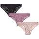 thumbnail image 1 of Tanga para Mujer Jessica Simpson Paquete de 3/6 Tallas L, 1 of 6