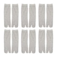 thumbnail image 1 of Calcetines Tabi Flip Flop Salvador 6 Pares Tipo Sandalias Punta Dividida Gris, 1 of 10