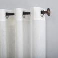 thumbnail image 4 of Mainstays Crushed Voile 2-Pack Sheer Grommet Window Curtains Panel Pair, 4 of 7