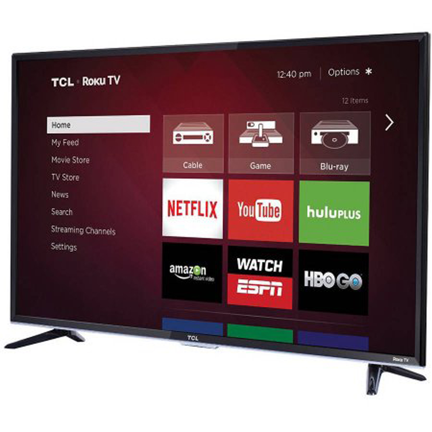 Refurbished TCL 55" Class 4K (2160P) Roku Smart LED TV (55US57) - image 3 of 6