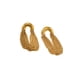 thumbnail image 3 of Aretes largos de cadenas de oro laminado, 3 of 9