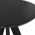 thumbnail image 2 of Pemberly Row Transitional 32" Round Mango Wood Counter Table in Black, 2 of 6