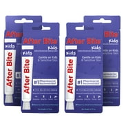 After Bite Kids - Bug Bite Itch Relief for Kids with Sodium Bicarbonate - Ideal for Mosquito Bites, Fire Ant Bites, Bees & More - Portable Cream Formula - 0.7 oz (4 Pack)