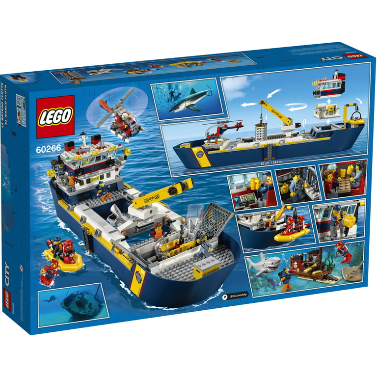 Nedgang Kyst ydre LEGO Ocean Exploration Ship 60266 Building Set (745 Pieces) - Walmart.com