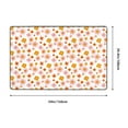 thumbnail image 2 of Shaggy Area Rug, 70s Retro Flowers Rugs for Living Room Bedroom Non Slip Door Mat Indoor Carpet Machine Washable Nursery Home Decor Floor Mats for Entryway 60x39in, 2 of 5