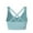 Light Blue, variant on Women's Sports Bras No Wire-Serie Under $10 Solid Color Wireless Back Beauty Gathering Chest Cushion Ventilation Yoga Sports Bra