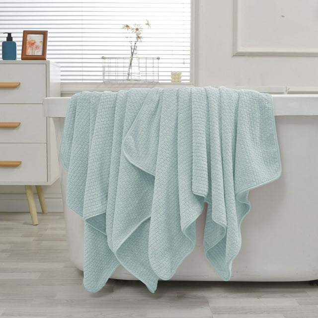 Manta, manta para sofá, toallas de baño para baño, toalla gruesa, suave y absorbente, toalla para el hogar, toalla de regalo, toallas de baño de algodón
