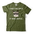 thumbnail image 4 of Funny Saying Shirt I Had Fun Once It Was Awful Shirt Cat Shirts Funny Cat Shirt Cat Owner Shirt (Small Navy Blue), 4 of 6