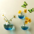 thumbnail image 2 of Hanging Glass Flower Planter Vase Terrarium Container Home Garden Ball Decor, 2 of 5