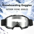 thumbnail image 2 of Ski Goggles Motor Cycling Sunglasses with Anti-slip Adjustable Band Sunshade Windproof Dust-proof Block UV Light Clear View Sunglasses for Skiing Off-Road Racing, 2 of 8