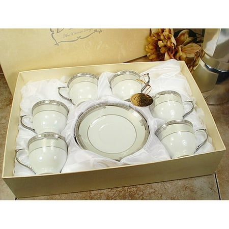 England Cup Saucer - D'lusso Designs Espresso Cup and Saucer (Set of 6)