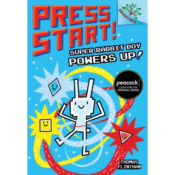 Pre-Owned Super Rabbit Boy Powers Up! a Branches Book (Press Start! #2): Volume 2 (Hardcover) 133803474X 9781338034745
