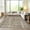 Brown, variant on Assaile 2 x 6 ft Polyester Area Rugs, Beige Runner Line Printed, Indoor Soft Machine Washable Modern Rugs for Entryway Living Room