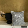 thumbnail image 4 of The HomeCentric Luxury Custom Cushion Cover White Pillow CoverRhinestones Crystals Sparkly Glitter Pillow Cover Pack of 2 14x14 inch (35x35 cm) Pillow CoverSquare Silk Pillow - Diamonds Everywhere, 4 of 9