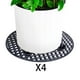 thumbnail image 4 of Elevador de maceta de nivel de planta para Patio y cubierta soporte de maceta de 12 " and Damage maceta platillo negro soportes de plantas para piezas 30x30x3cm DYNWAVEMX soportes en maceta, 4 of 8