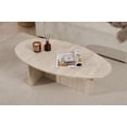 thumbnail image 3 of Nordure Orba - Travertine Travertine Coffee Table, 3 of 9