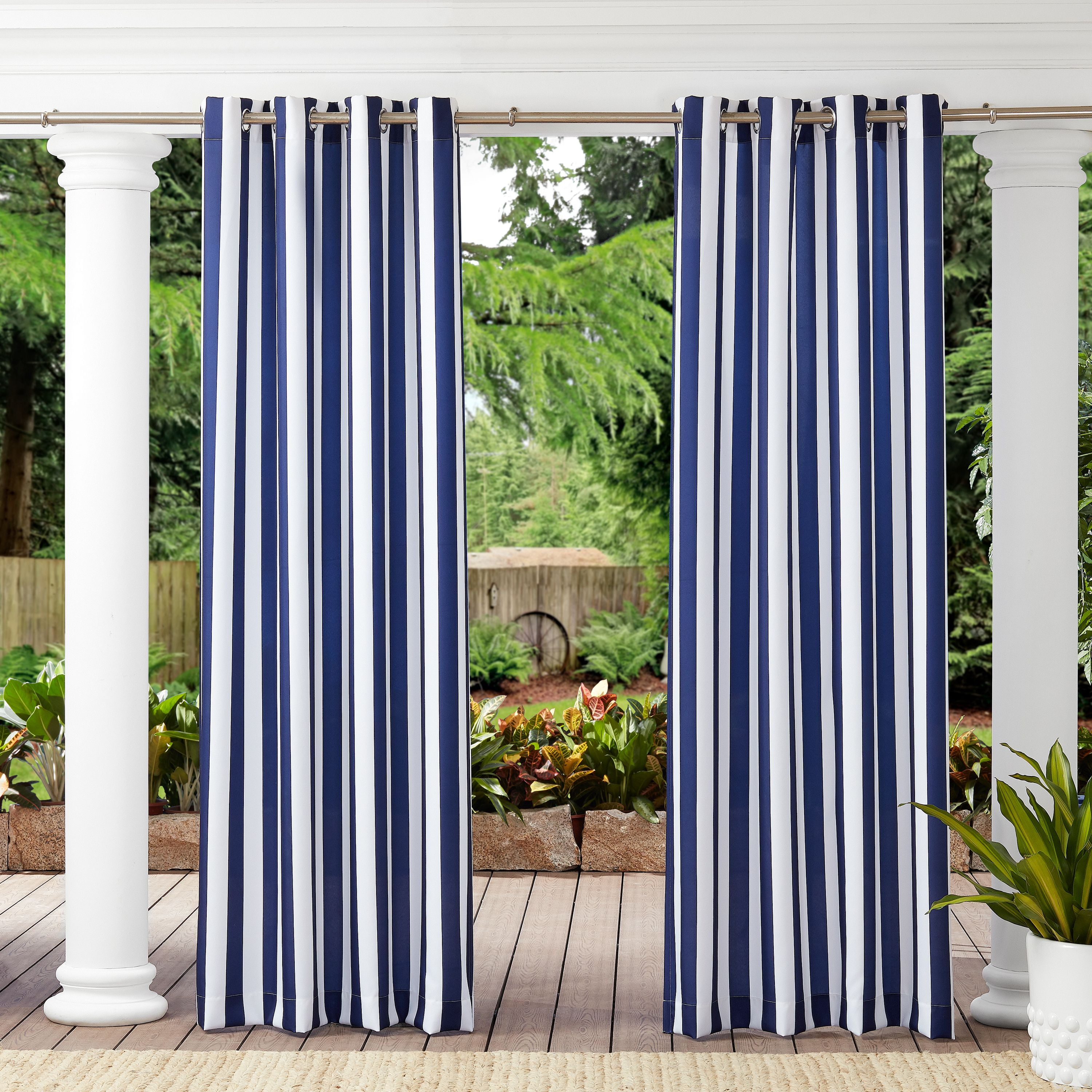 Better Homes & Gardens Cabana Stripe Outdoor Curtain