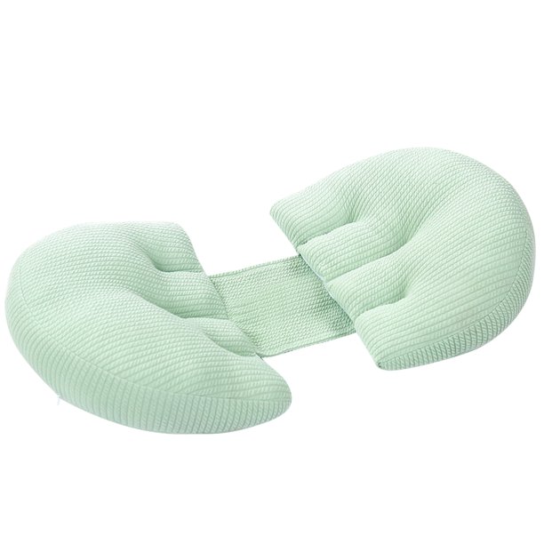 Almohadas para el cuerpo Almohada de apoyo para la espalda de algodón perlado 7D Embarazo ajustable Imprescindibles