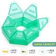 thumbnail image 3 of Weekly Pill Box | Individual travel vitamin storage box | 7 days twice a day, 3 of 4