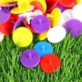 thumbnail image 5 of 100 Pack Golf Position Markers 24mm Plastic Flat Round Markers (random Color), 5 of 5