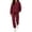 BF47_Wine, variant on Resicozy 2 Piece Sets for Women 2026 Fall Lounge Sets Outfits Crew Neck Travel Matching Sets Clothing Sweatsuits Coffee L