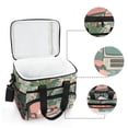 thumbnail image 6 of FORMRS Insulated Cooler Bag 24 Cans Capacity Soft Leakproof Lunch Box with Side Pockets, Pink and White Cat, 6 of 7