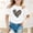 White, variant on Gzbliryd Girls Graphic T Shirts Letter Print T Shirt Top Summer T Shirts for Teens Boys Girls Cute Summer Tops (Hot Pink,3-4 Years)