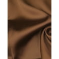 thumbnail image 5 of DARING DIVA Women's Drawstring Elastic High Waist Satin Cargo Pants XS Coffee, 5 of 6