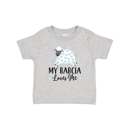 

Inktastic My Babcia Loves Me Outfit Gift Baby Boy or Baby Girl T-Shirt