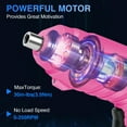 thumbnail image 2 of Cordless Screwdriver, 47 in 1 Electric Screwdriver,Dual Position Handle with USB Cable LED Light for Home Office DIY Tools, 2 of 7