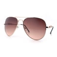 thumbnail image 4 of Womens Oversized Jaguar Jewel Hinge Arm Metal Rim Fashion Sunglasses Gold - Burgundy, 4 of 8