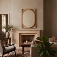 thumbnail image 2 of Elk Home Baarlo 23.5-Inch Natural Wood Arched Wall Mirror, Eclectic, 2 of 8