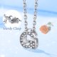 thumbnail image 3 of Collar Inicial de Plata Esterlina Silvora con Circonita Cúbica Letra G, 3 of 8
