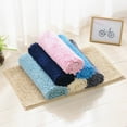 thumbnail image 3 of Bath Rug Bathroom Rugs Chenille Bath Mat Non Slip Absorbent Bath Mats Shower Rug Washable Mats Dry Fast Carpet Soft Microfibre Shaggy Bathroom Rug, 3 of 16