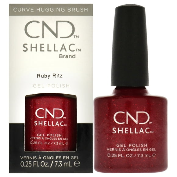 Shellac Nail Color - Ruby Ritz by CND for Women - 0.25 oz Nail Polish