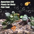 thumbnail image 5 of Unique Bargains 1 Set Aquarium Plastic Plants Driftwood Betta Silk Plants Silk Aquarium Plants for Betta Fish Green 3pcs, 5 of 6