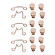 thumbnail image 4 of Reemplazo de botón de cintura, botón de pantalón, hebillas ajustables de cintura doradas, botones de cintura, artesanía excepcional, 4 of 14