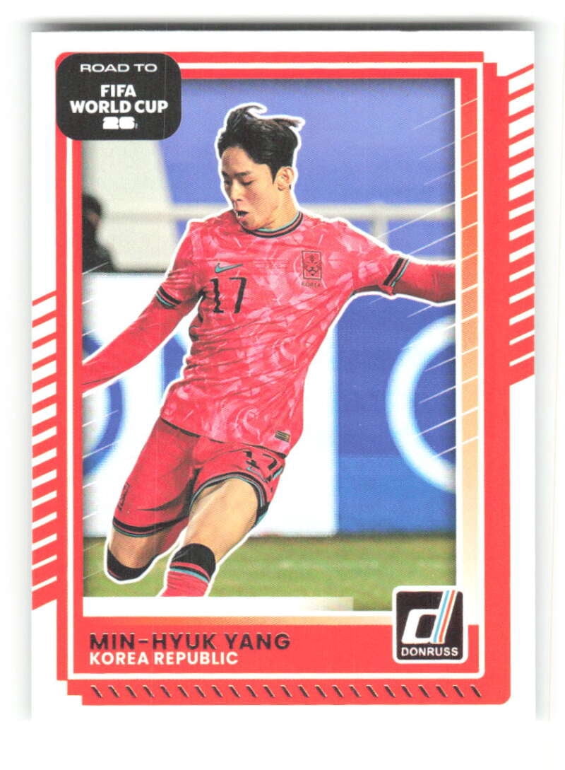 2025-26 Donruss Road to FIFA World Cup #105 Min-Hyuk Yang Korea