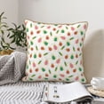 thumbnail image 6 of Fotbe Colorful Insect1 Pattern Velvet Decorative Throw Pillow Covers with Elegant Piping, Soft Plush Cushion Cover for Sofa, Bed, Car, Office-16"x16", 6 of 8