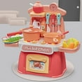 thumbnail image 4 of Juguetes de cocina de simulación, juguetes de cocina para niños, de cocina con accesorios de simulación, de utensilios de cocina p , naranja, 4 of 8